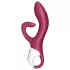 Satisfyer Embrace Me - vibrator met clitorisstimulator - oplaadbaar - rood