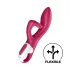 Satisfyer Embrace Me - vibrator met clitorisstimulator - oplaadbaar - rood