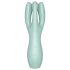Satisfyer Threesome 3 - oplaadbare clitorisstimulator (mint)