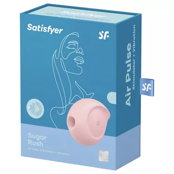 Satisfyer Sugar Rush - luchtdruk clitoris vibrator - roze