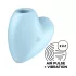 Satisfyer Cutie Heart - luchtdruk clitorisstimulator - oplaadbaar - blauw