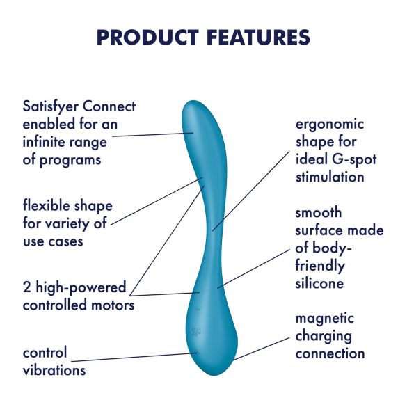 Satisfyer - G-spot vibrator - flexibel - groen
