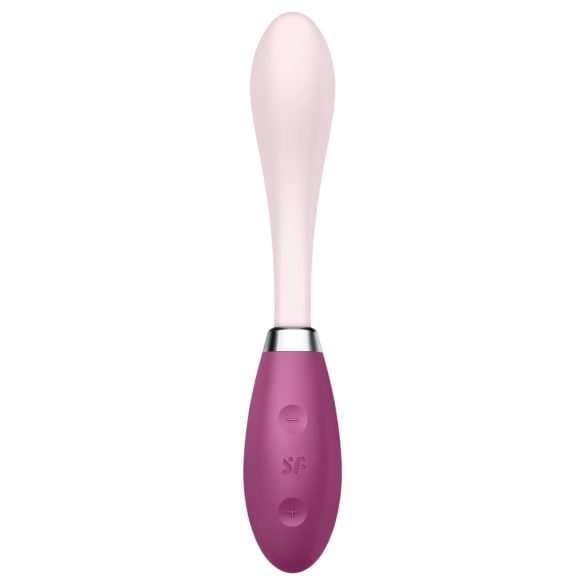 Satisfyer - G-spot vibrator - flexibel, oplaadbaar - roze/rood