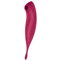 Satisfyer Twirling Pro - clitoris vibrator 2-in-1 - rood