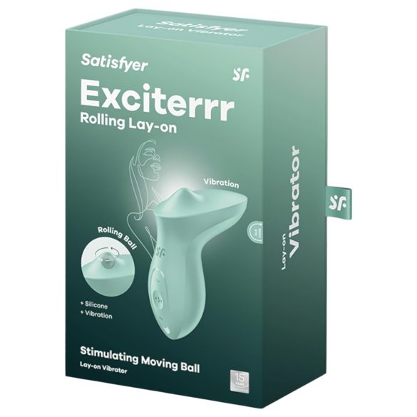 Satisfyer Exciterrr - clitoris vibrator met roterende kralen - groen