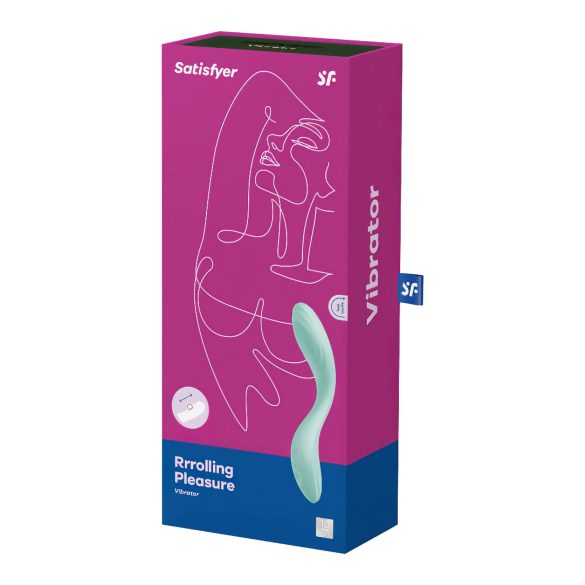 Satisfyer Rrrolling - G-spot vibrator met bewegende bal - mintgroen