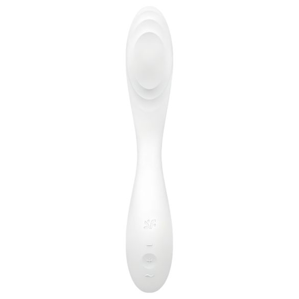 Satisfyer Rrrolling - bewegende kogel G-spot vibrator (wit)