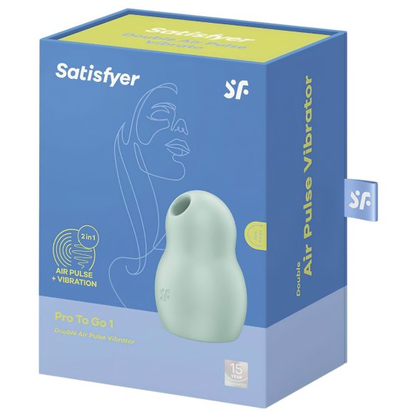 Satisfyer Pro To Go 1 - clitorisstimulator met luchtdruk - oplaadbaar