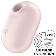 Satisfyer Pro To Go 2 - luchtdruk clitorisstimulator - beige