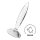 Satisfyer Sprankelende Kristal - geribbelde glazen dildo (transparant)