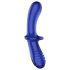 Satisfyer Double Crystal - dubbele dildo - glas - blauw