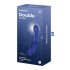 Satisfyer Double Crystal - dubbele dildo - glas - blauw