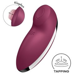   Satisfyer Tap & Climax 2 - 2-in-1 clitorisstimulator en vibrator - rood