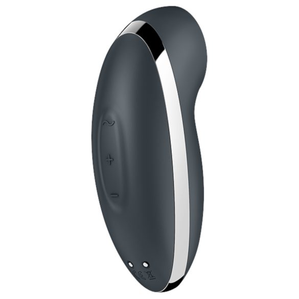 Satisfyer - 2-in-1 clitoris vibrator - oplaadbaar - grijs