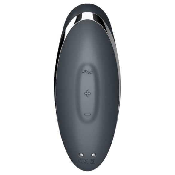 Satisfyer - 2-in-1 clitoris vibrator - oplaadbaar - grijs