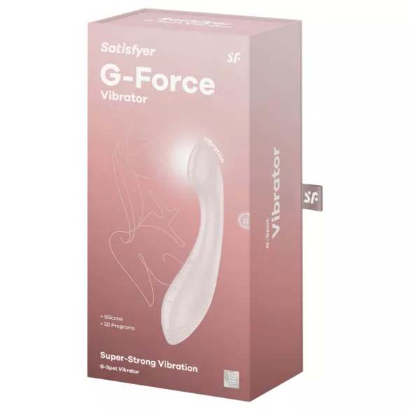 Satisfyer G-Force - oplaadbare G-spot vibrator - waterdicht - beige