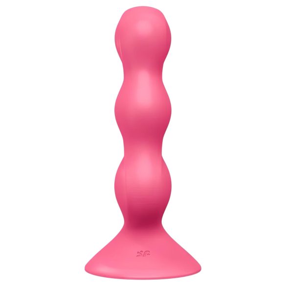 Satisfyer Triple Ball-R - anaal vibrator met kralen - siliconen - roze