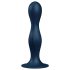 Satisfyer Dubbele Bal-R - verzwaard dildo (blauw)
