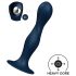 Satisfyer Dubbele Bal-R - verzwaard dildo (blauw)