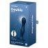 Satisfyer Dubbele Bal-R - verzwaard dildo (blauw)