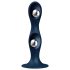 Satisfyer Dubbele Bal-R - verzwaard dildo (blauw)