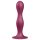 Satisfyer Double Ball-R - dildo met zuignap - verzwaard - rood