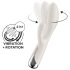 Satisfyer - rabbit vibrator met roterende clitorisstimulator - beige