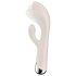 Satisfyer - rabbit vibrator met roterende clitorisstimulator - beige