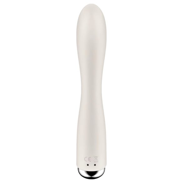 Satisfyer - rabbit vibrator met roterende clitorisstimulator - beige
