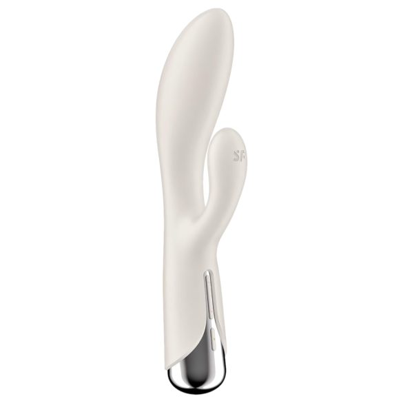 Satisfyer - rabbit vibrator met roterende clitorisstimulator - beige
