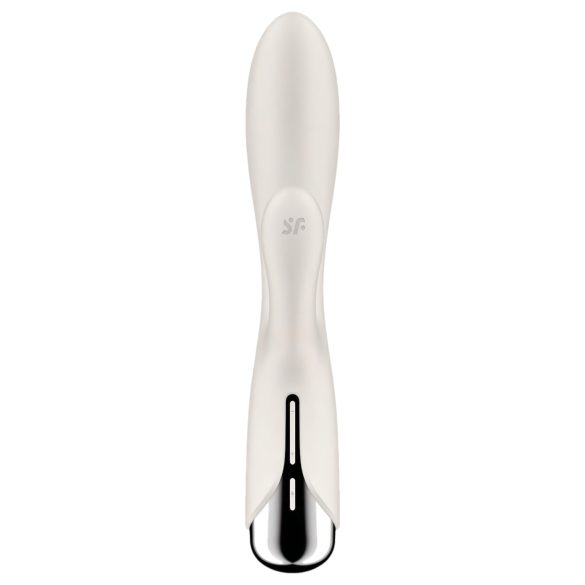 Satisfyer - rabbit vibrator met roterende clitorisstimulator - beige
