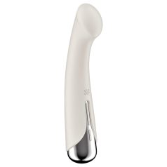   Satisfyer - G-spot vibrator met roterende kop - siliconen - beige