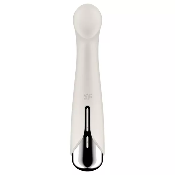 Satisfyer - G-spot vibrator met roterende kop - siliconen - beige