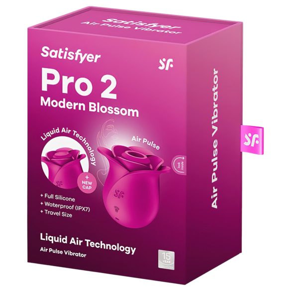 Satisfyer Pro 2 Modern Blossom - luchtdruk clitorisstimulator - roze