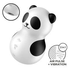  Satisfyer Pocket Panda - luchtdruk clitorisstimulator - zwart