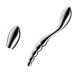 Satisfyer Star Force 1 - bolvormige stalen dildo (zilver)