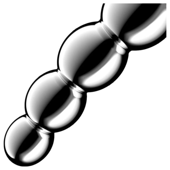 Satisfyer Star Force 1 - metalen dildo met bolletjes - zilver