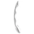Satisfyer Cosmic Crest 2 - metalen dildo - gebogen golfvorm - zilver