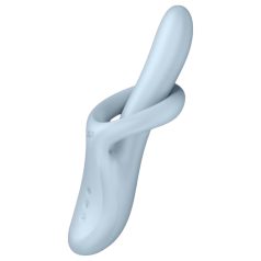 Satisfyer Heat Flex 4 - verwarmde rabbit vibrator - zilver