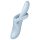 Satisfyer Heat Flex 4 - verwarmende clitorisstimulerende vibrator (zilver)