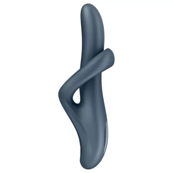 Satisfyer Heat Flex 4 - flexibel vibrator met verwarmde clitorisarm - grijs