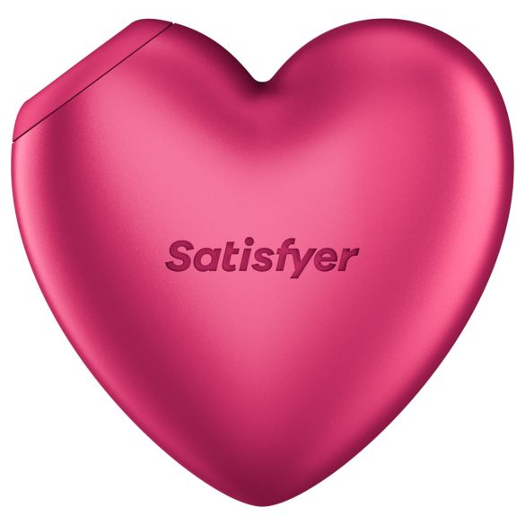 Satisfyer Cutie Heart - luchtdruk clitorisstimulator - siliconen - roze