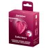 Satisfyer Cutie Heart - luchtdruk clitorisstimulator - siliconen - roze