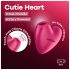 Satisfyer Cutie Heart - luchtdruk clitorisstimulator - siliconen - roze