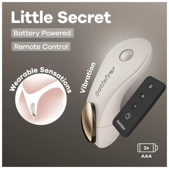 Satisfyer - slipvibrator - discreet - wit
