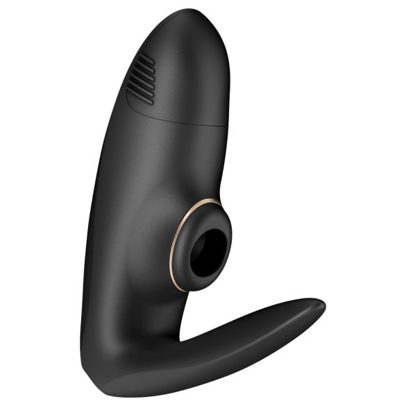 Satisfyer Pro 4 Couples - luchtdruk vibrator voor koppels - zwart