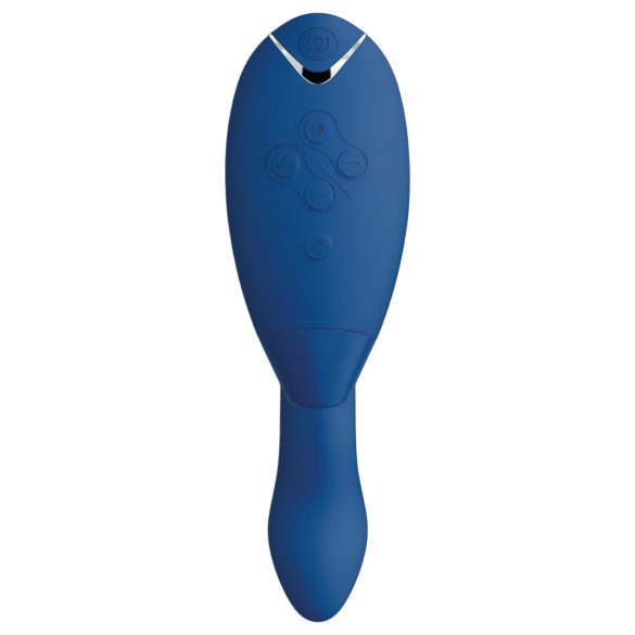 Womanizer Duo 2 - vibrator voor clitoris en G-spot - blauw