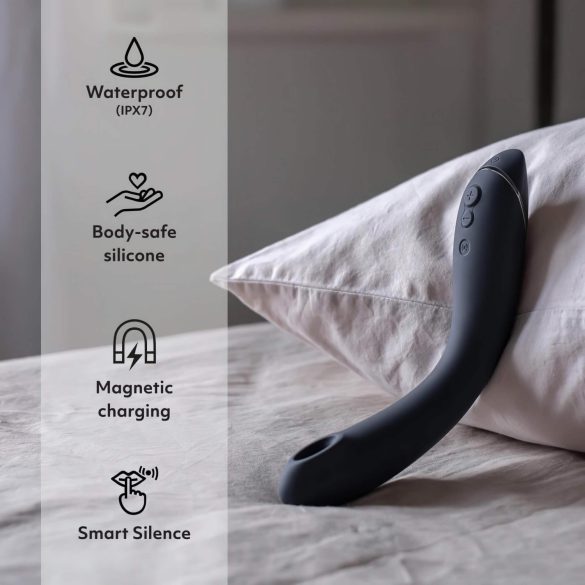 Womanizer OG - oplaadbare 2-in-1 luchtdrukvibrator (zwart)