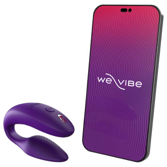 We-Vibe Sync - koppel vibrator - op afstand bestuurbaar - oplaadbaar - paars