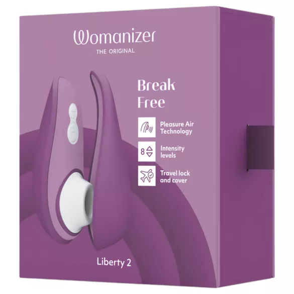 Womanizer Liberty 2 - luchtdruk clitorisstimulator - paars